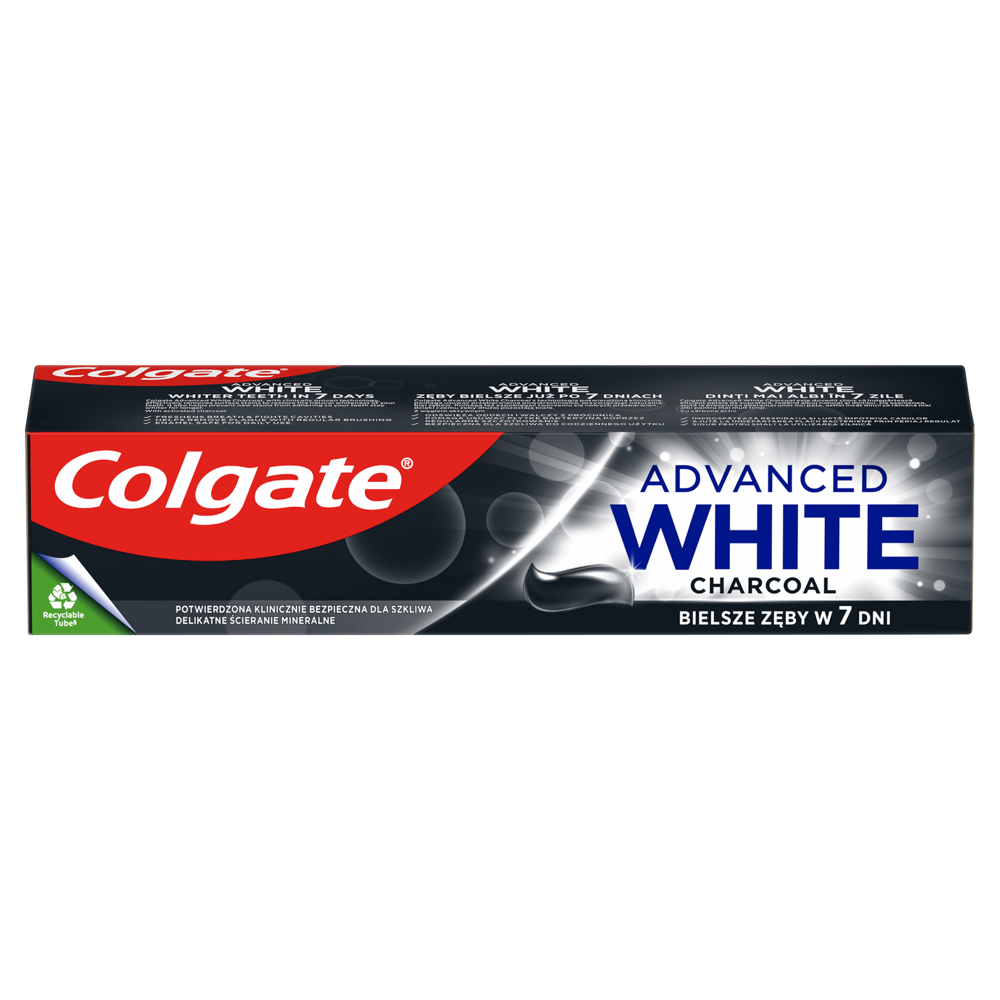 Colgate Advanced White Charcoal fogfehérítő fogkrém