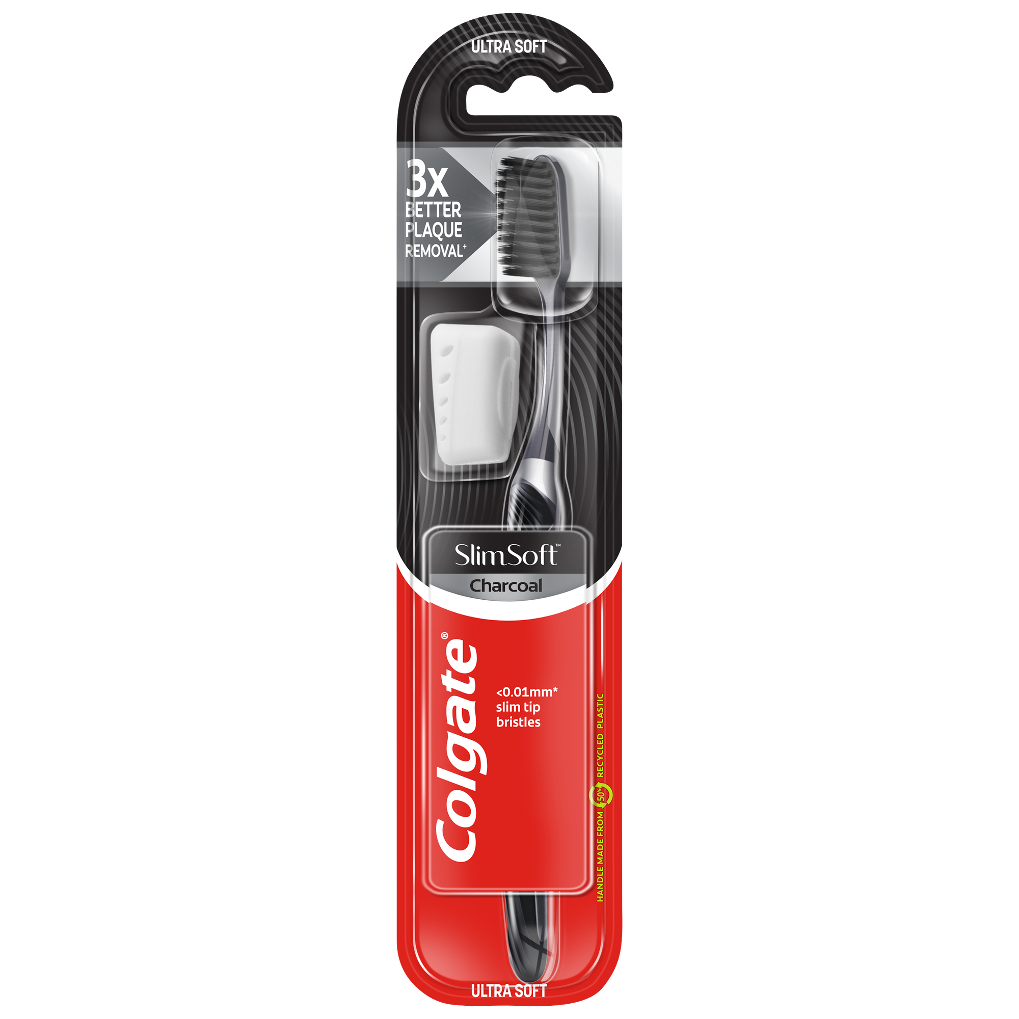 Colgate Slim Soft Charcoal lágy fogkefe