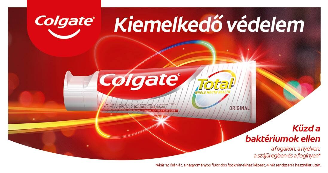Új Colgate Total® fogkrém Új Colgate Total® fogkrém
