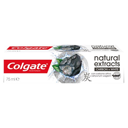 Colgate® Natural Extracts Charcoal + White Fogkrém 75ml