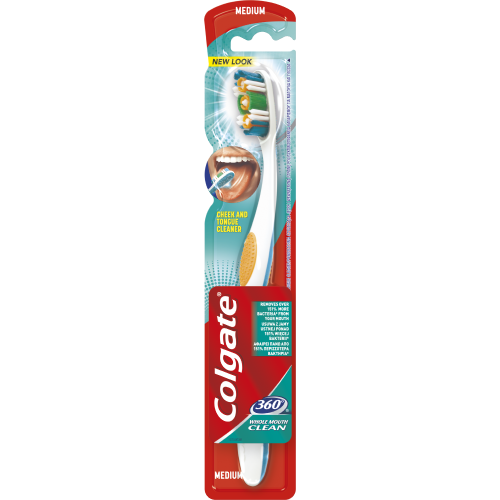 Colgate® 360 Whole Mouth Clean Közepes Fogkefe