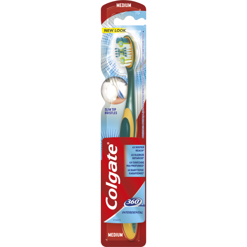 Colgate® 360 Interdental Közepes Fogkefe